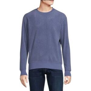 Goodlife Mens Crewneck Sweatshirt Small Blue Long Sleeve Fleece NWT